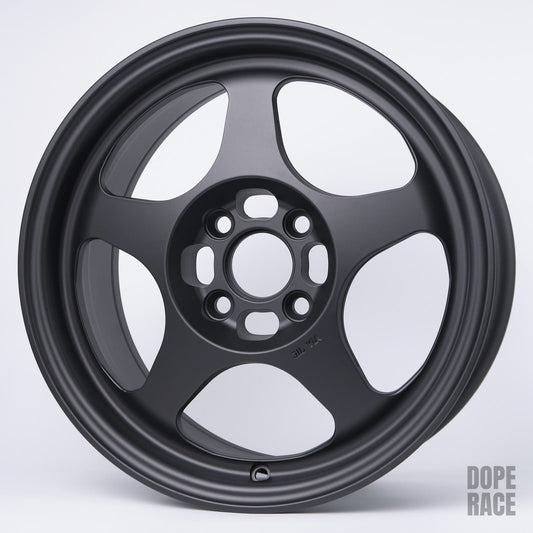 ROTA SLIP STREAM - 15X6.5, +40mm, 4X100, 67.1 Hub, SATIN BLACK